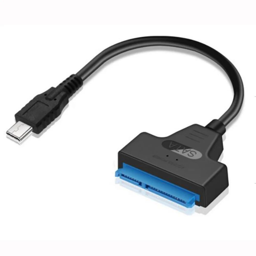 OULLX-Cable adaptador USB tipo C 3,1 Gen1 a SATA III HDD SSD, línea fácil para unidad SATA de 2,5 pulgadas, compatible con USAP - imagen 5