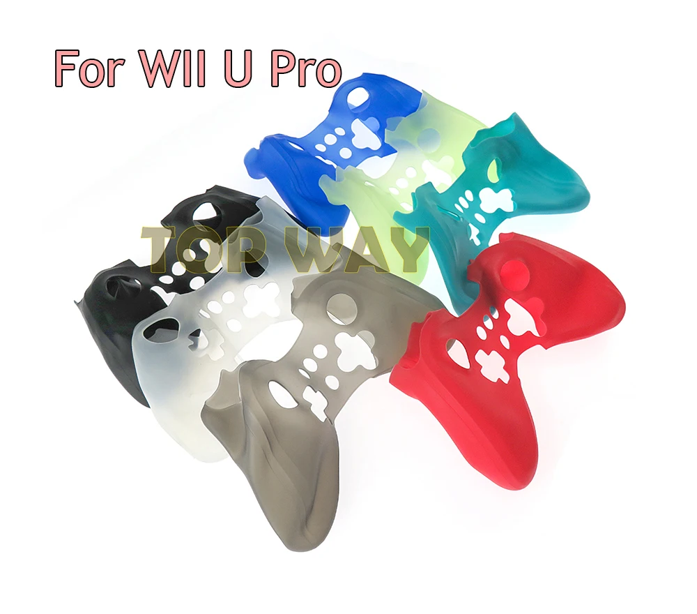 20 piezas funda protectora de goma de silicona para mando WIIU WII U pro - imagen 2
