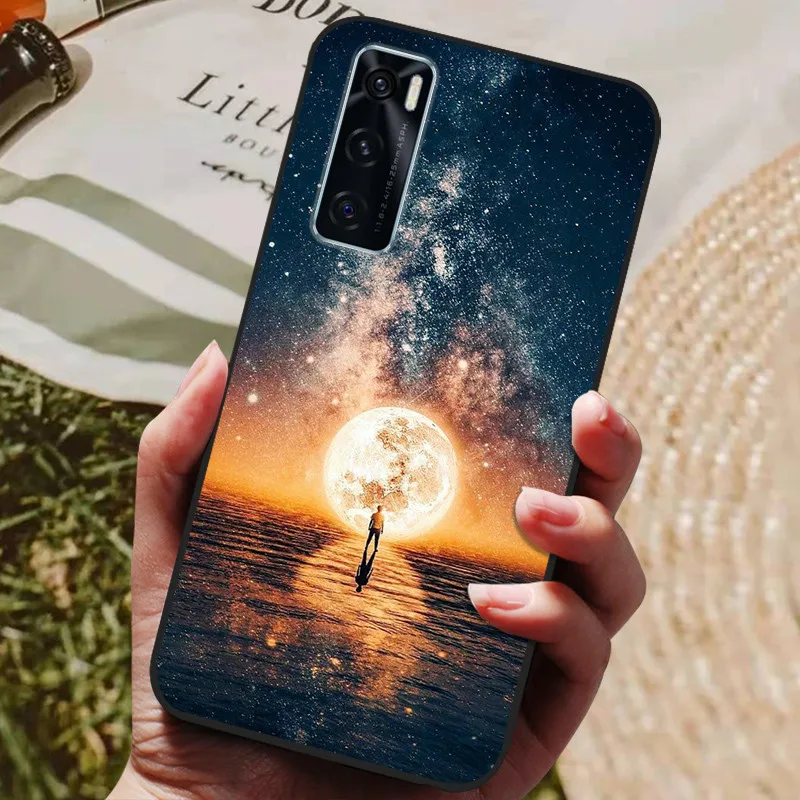 Para Vivo V20 SE funda de silicona Lobo funda de teléfono suave para Vivo V20 SE V2022 V2023 funda Vivo V20SE V 20 SE funda negra de TPU - imagen 2