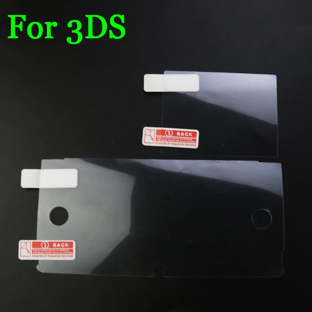YUXI-Película protectora de plástico transparente para 2DS, 3DS, XL, LL, New 3DS, XL, NDSL Switch Lite - imagen 3
