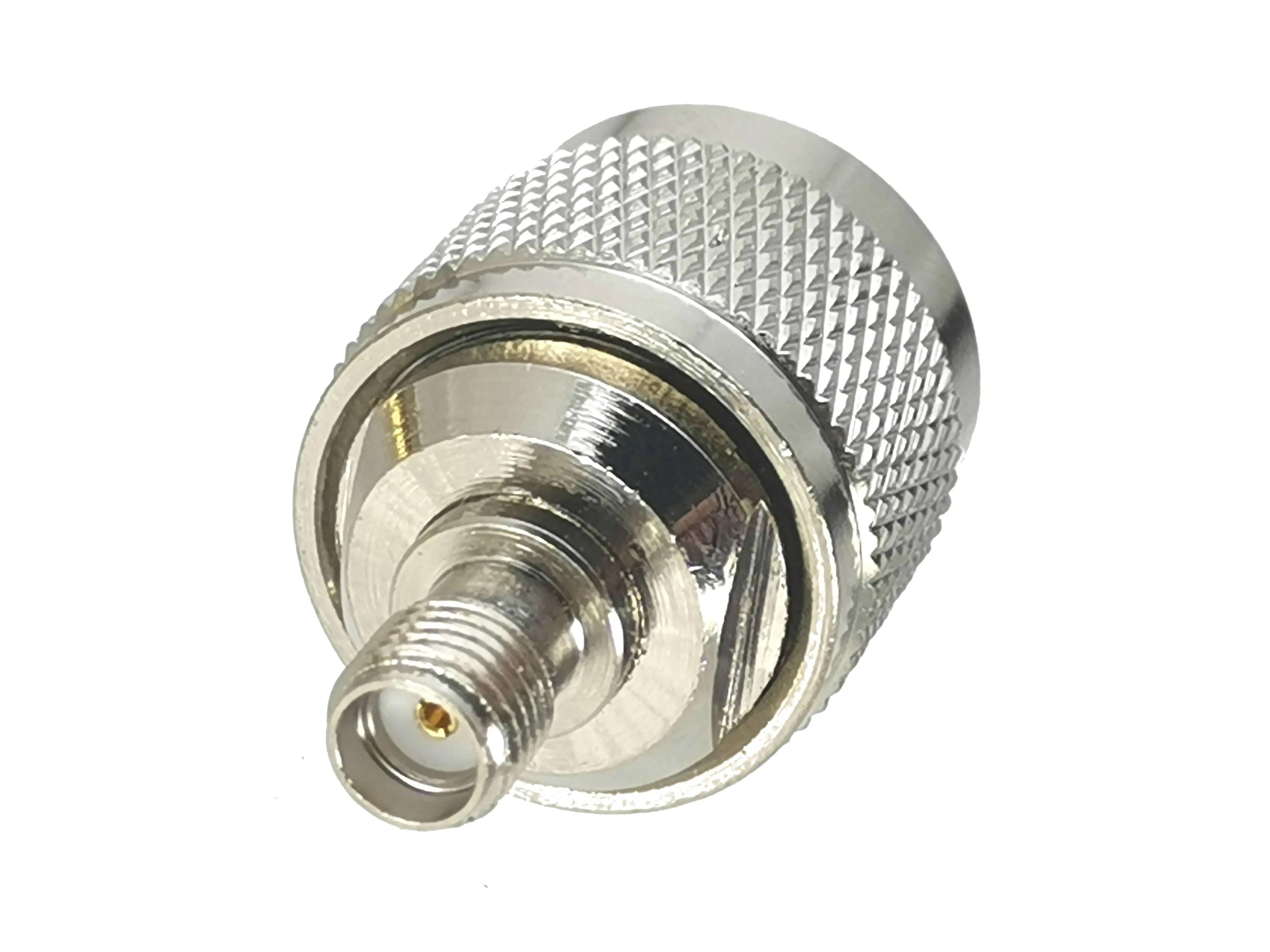 1 Uds SMA hembra Jack a N macho conector adaptador RF Coaxial de alta calidad 50ohm niquelado - imagen 2