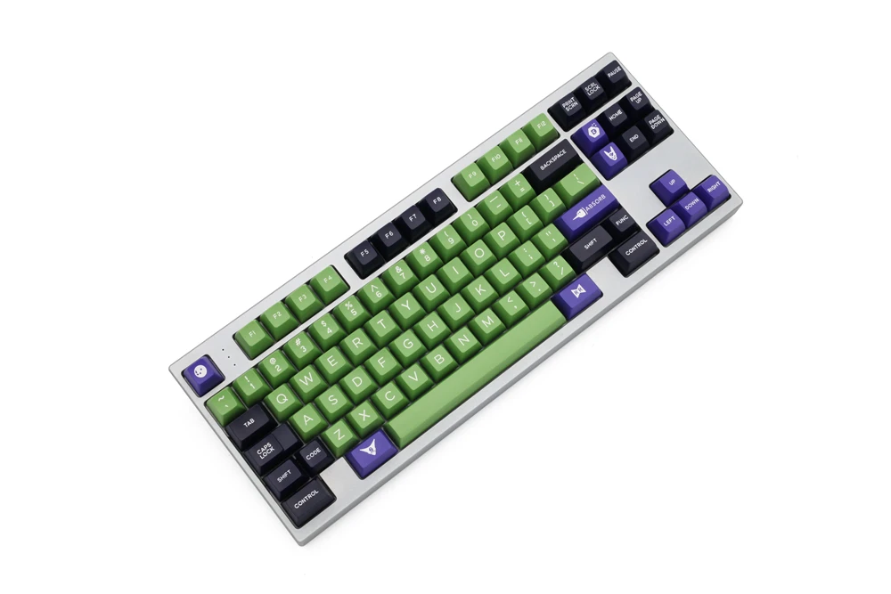 Domikey SA abs doubleshot keycap set Cell SA para mx stem keyboard poker 87 104 gh60 xd64 xd68 xd84 xd87 bm60 bm65 bm68 verde - imagen 3