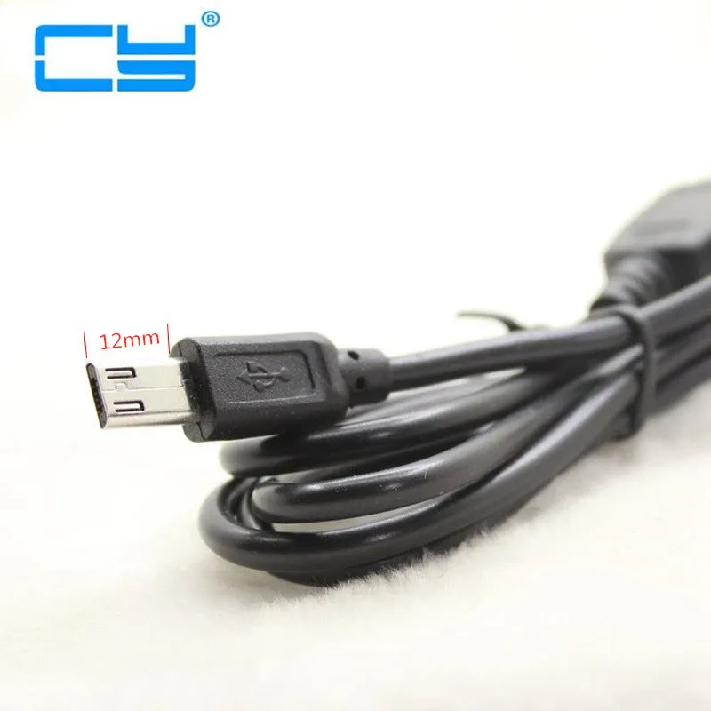 Cable Micro Usb de enchufe largo de 12mm, Cable de carga para Oukitel K10000 Pro C12 C13 Umidigi A5 A3 Blackview A60 A7 Bv5500 Zoji Z8 - imagen 2