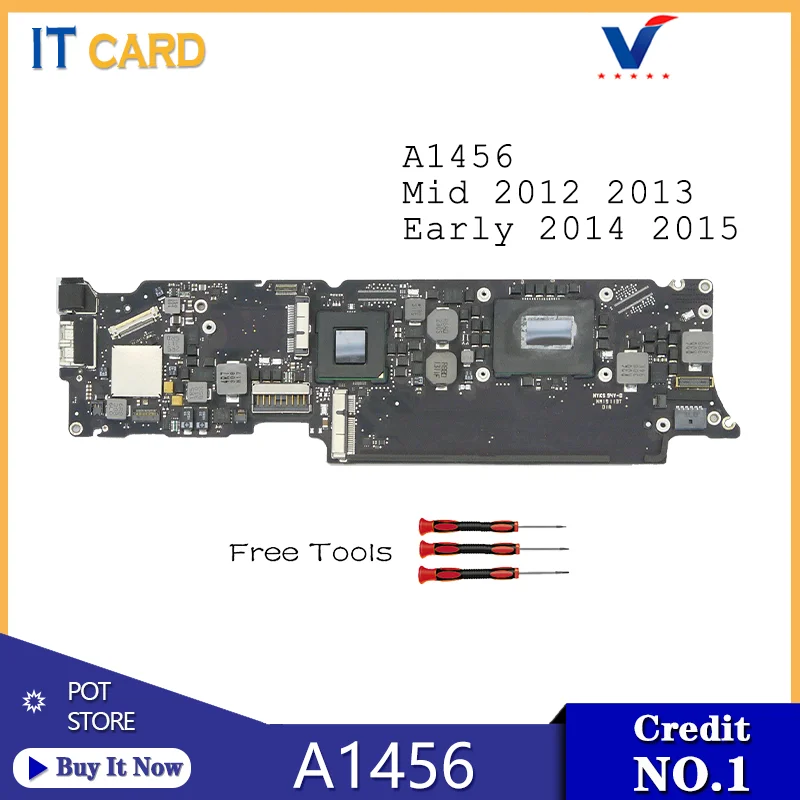 Placa base Original probada A1465 820-3435-A 820-00164-A 820-3208-A para MacBook Air 11 "placa lógica 2012 2013 2014 2015 años