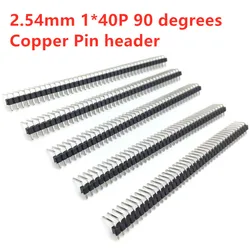 Conector Header 40 Pines 2.54mm PCB – Ángulo Recto