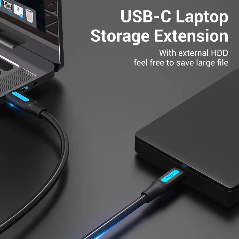 Vention Cable USB-C a Mini USB para Cámaras y Dispositivos - imagen 3