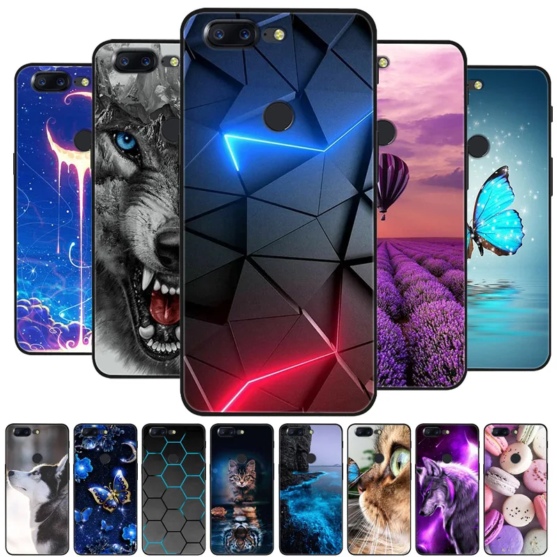 Funda de silicona suave para teléfono móvil, carcasa de TPU para Oneplus 5T, 5 T, Oneplus5T