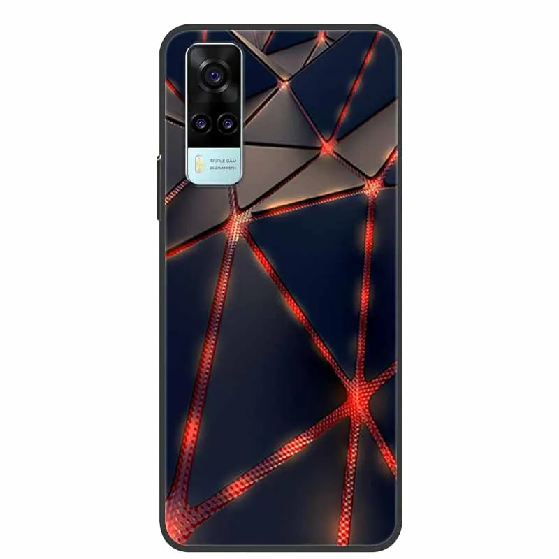 Funda a prueba de golpes para vivo Y31 2021, carcasa trasera de silicona suave de TPU para Vivo Y53S 4G Y31 2021 Y 31, funda V2036 de teléfono, dibujos animados bonitos - imagen 2