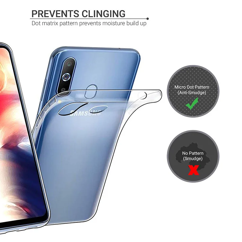 Funda de teléfono transparente para Samsung Galaxy A8S SM-G8870 2019, funda protectora de silicona TPU suave y Flexible GalaxyA8S de 6,4 pulgadas - imagen 2