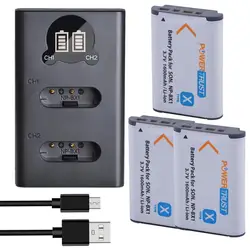 Batería Sony NP-BX1 con cargador USB doble para cámaras
