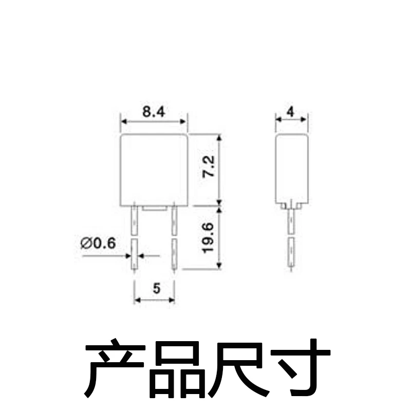 10 Uds 392 fusible cuadrado T5A seguro cuadrado rojo T4A rotura lenta 250v voltios T6.3A seguro de energía T10A T500ma 250v T1.25A250v - imagen 3