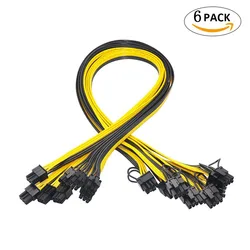 HP Cable Adaptador PCIe 6+2 a 8 Pines Macho-Macho GPU Servidor