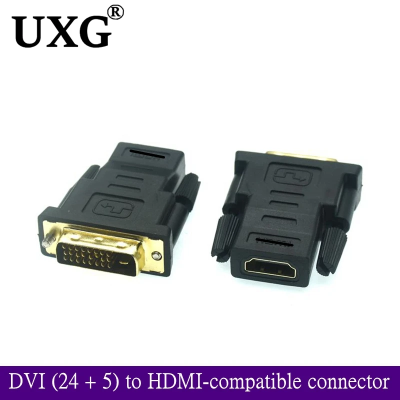 Adaptador DVI HDMI Bidireccional Macho – Convertidor HDTV Proyector