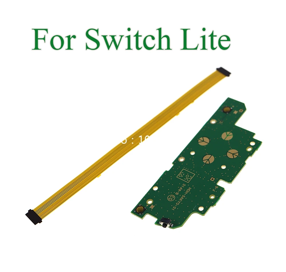 Original para Switch Lite, interruptor de alimentación Original, placa pcb de dirección con cable de cinta izquierda, placa de botón L, placa de circuito de teclado