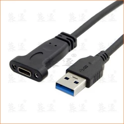 Cable USB 3.0 de Panel, Macho A a Hembra Tipo C