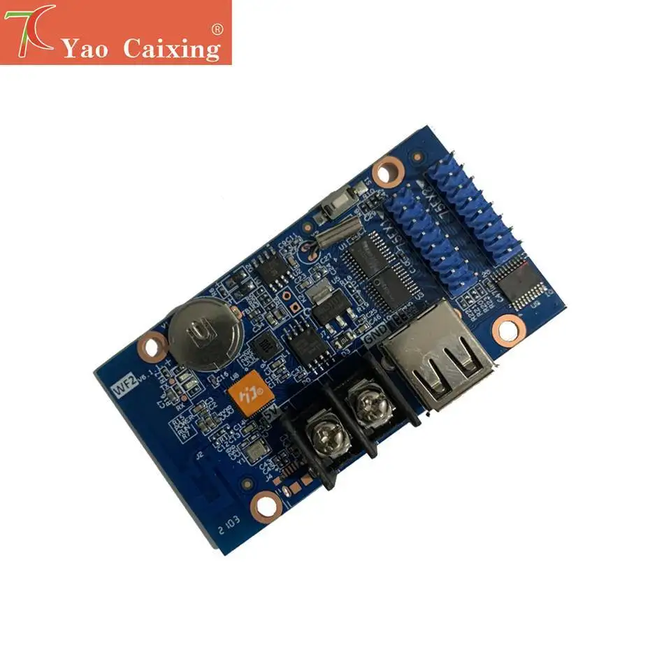 Controlador WIFI con desplazamiento de textos a todo color, tablero de señal led, WF2 en lugar de control de W60-75, P2.5, P3, P4, P5, P6, P7.62, P8, P10, el más barato - imagen 5