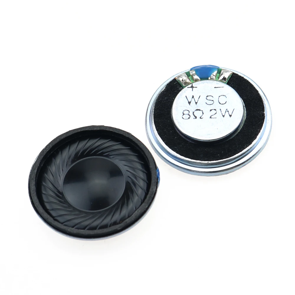 YuXi-minialtavoz de 8 Ohm, 2 W, 8 Ohm, 2 vatios, diámetro de 28MM, 5,4 CM de espesor, 5 unidades - imagen 4