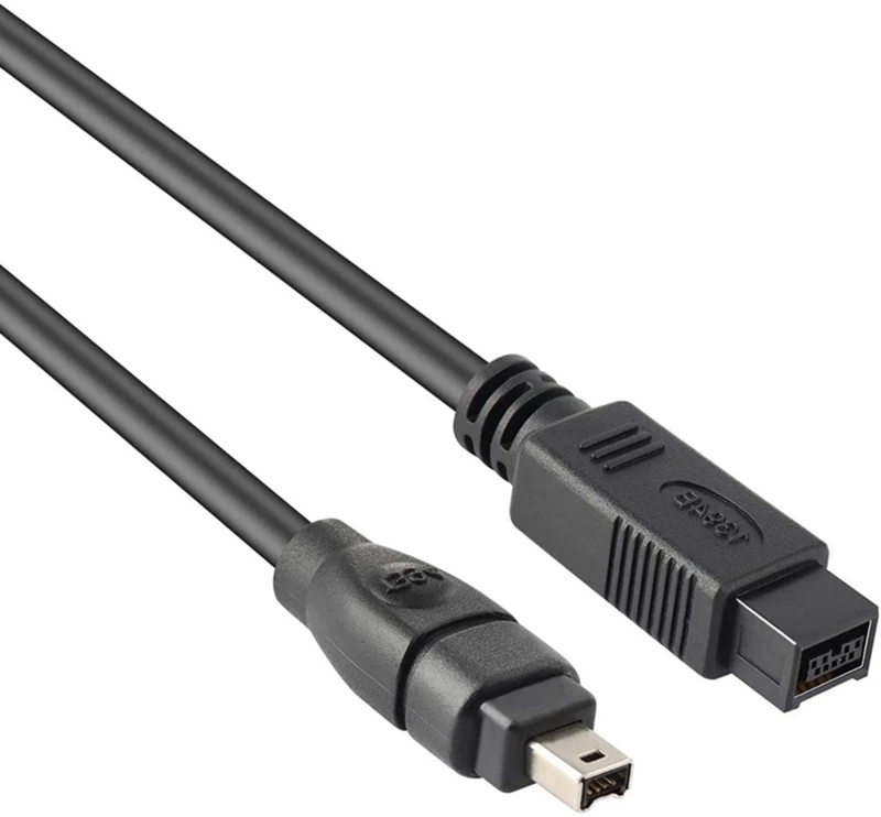 FireWire-Cable de 9 pines/4 pines BETA FireWire 800, 400, 9-4, 800mbps, IEEE 1394B, 1,8 m, 3m, 4,5 m, color negro - imagen 2
