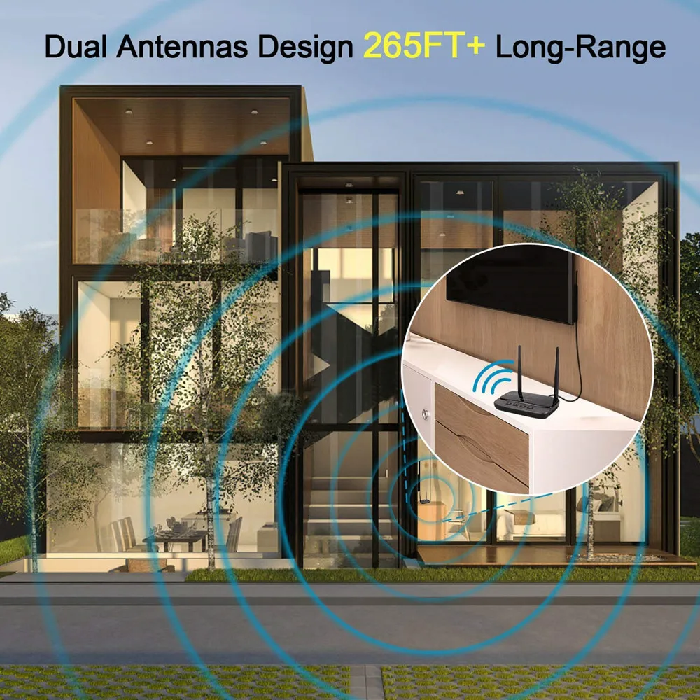 Adaptador de Audio inalámbrico para TV, PC y coche, receptor y transmisor con Bluetooth 5,0, Bypass, aptX LL, HD, SPDIF, RCA, AUX, 3,5mm, NFC, 80M - imagen 5