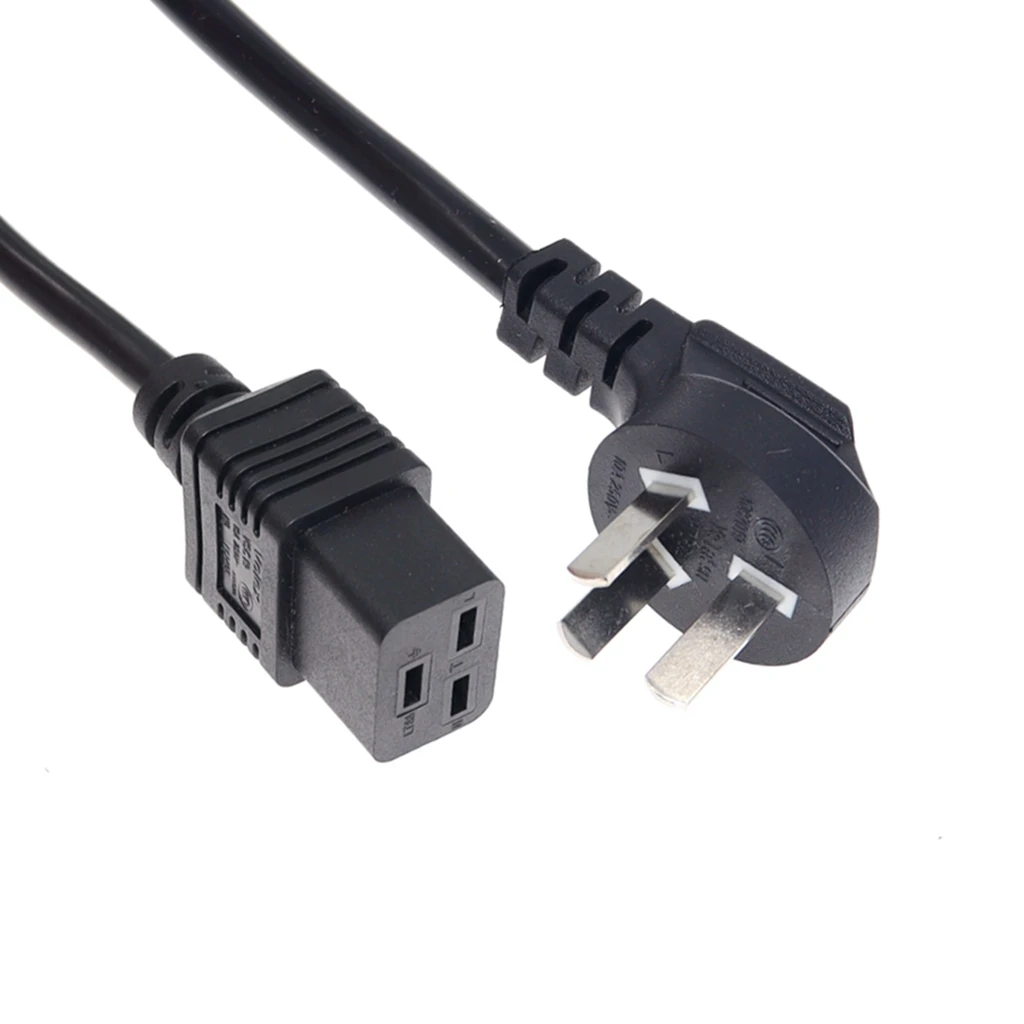Cable de alimentación UPS CN, enchufe de China a IEC320 C19, Cable de extensión de alimentación de 1,8 m, 6 pies para servidor PDU, calibre de Cable de 16A, 3G, 1,5mm