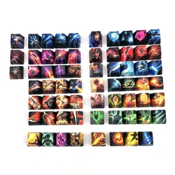 Set de keycaps LOL para MX - PBT, dye-sub, cinco caras, perfil XDA