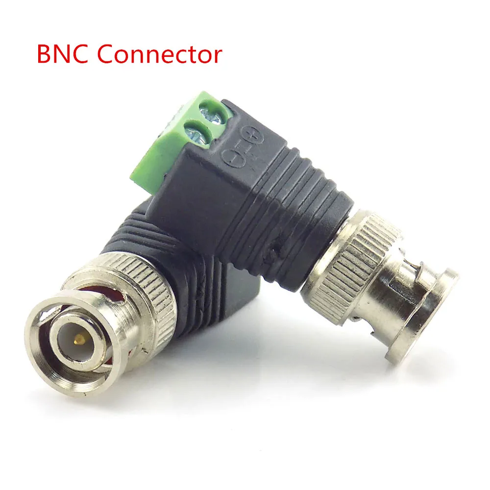 1/2/10 Uds 12V DC macho DC hembra enchufe BNC conector macho CCTV Cable de alimentación CC 2,1x5,5mm adaptador BNC para tira de luz Led - imagen 3