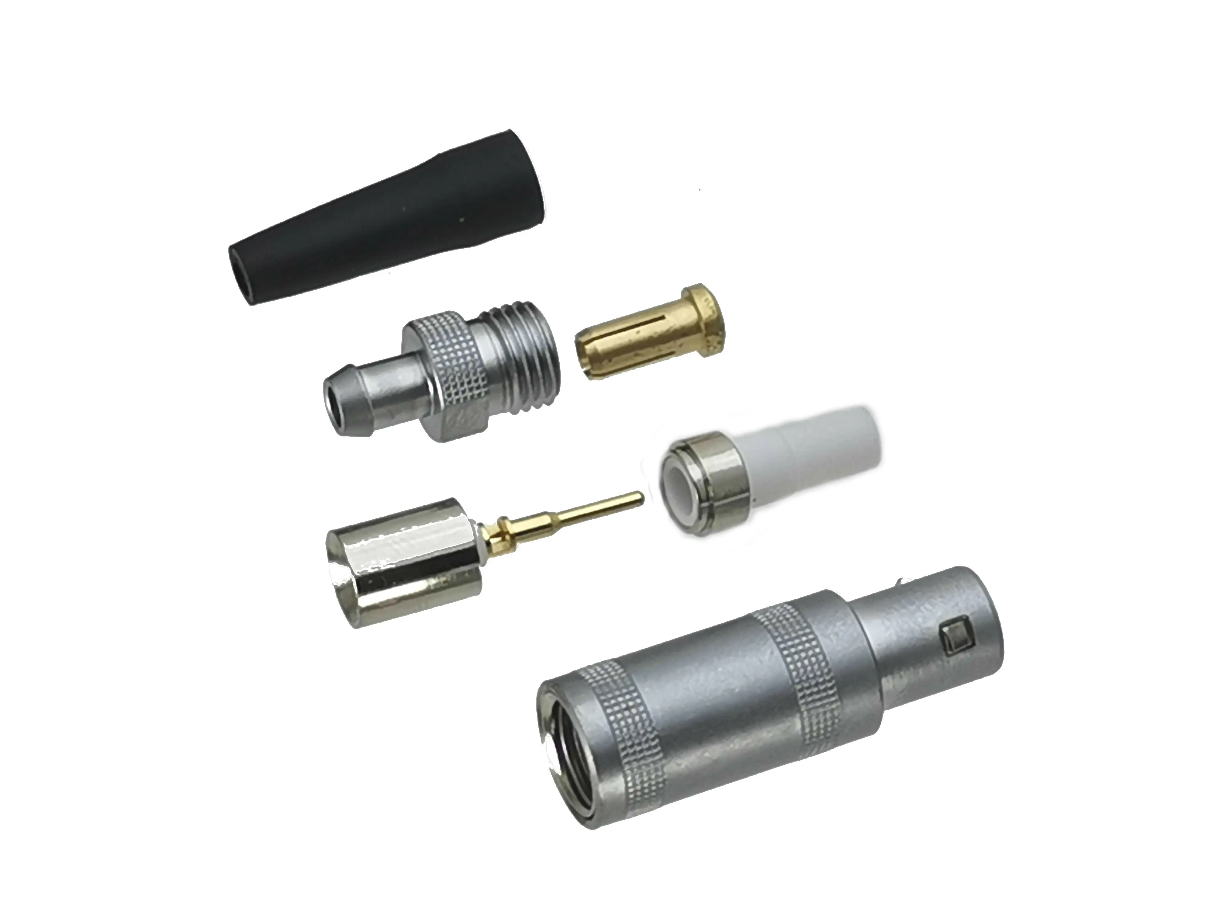 Conector C9 macho 50ohm chapado níquel