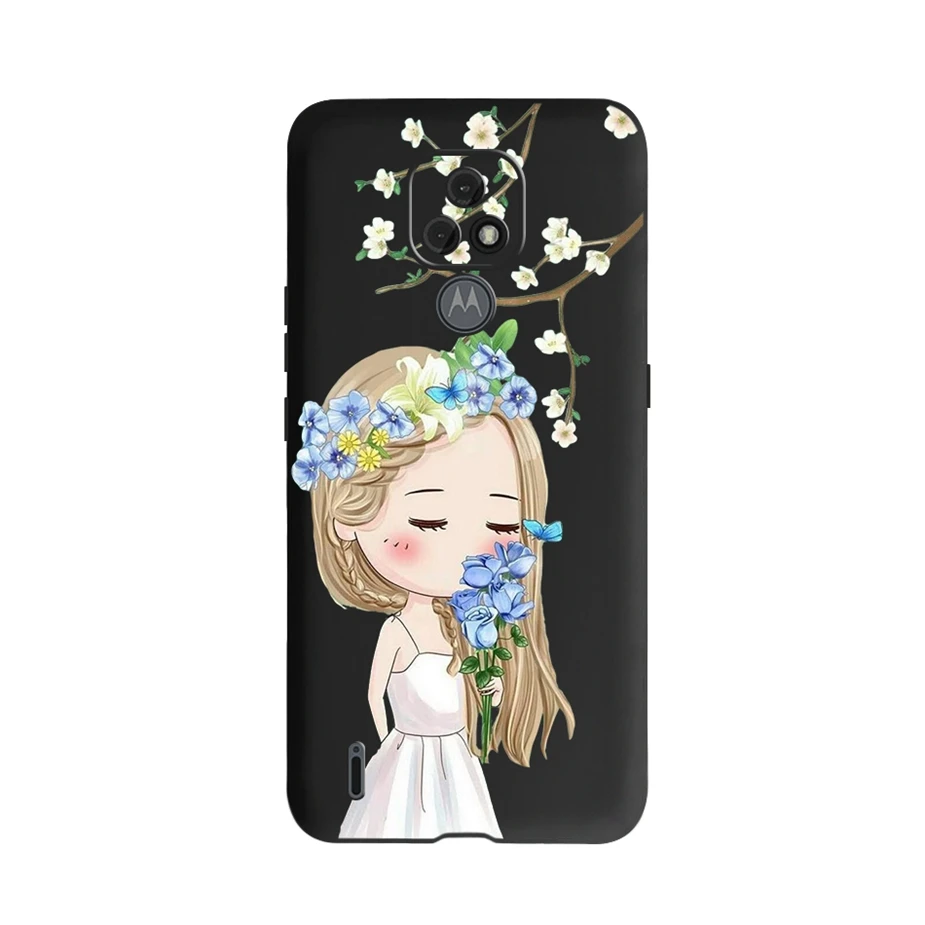 Para Motorola Moto E7 funda Moto E7 Plus lindo gato de dibujos animados fundas de teléfono para Motorola Moto E7 Power Motorola E7 Plus contraportada - imagen 3