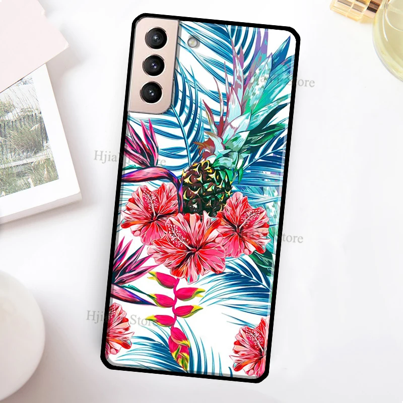 Funda de pájaros Hawaianos para Samsung Galaxy S21 Ultra Note 20, Note 10, S8, S9, S10, S22 Plus, S20 FE - imagen 4