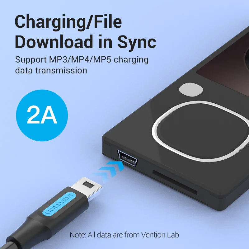 Vention Mini USB Type C cable sincronización