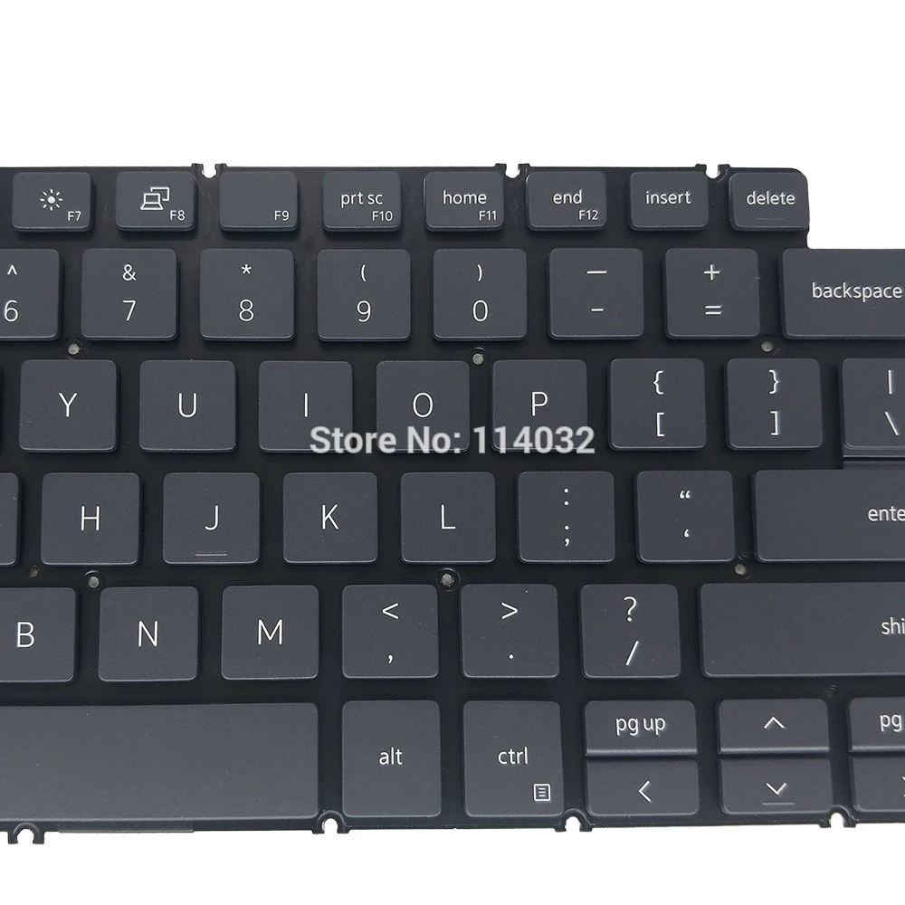 Teclado Original de ordenador portátil para Dell Inspiron 14 7000 7490, interfaz de usuario, inglés, negro, plateado, retroiluminación 08GH4P, PK132KD1A01, 02PYG9, PK132KD1B01 - imagen 3