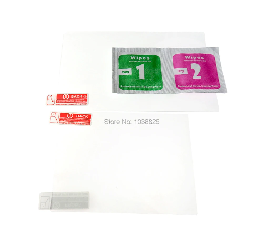 Protector de pantalla LCD de vidrio templado superior + película protectora de cubierta completa transparente PET inferior para Nintendo 3DS XL/LL 3DSXL/3DSLL - imagen 3