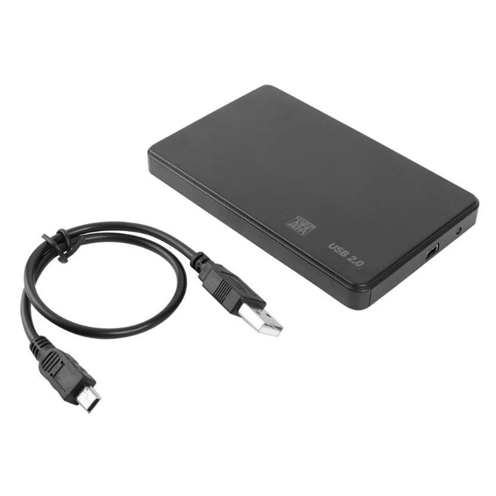 Carcasa de plástico de 3TB para disco duro USB 2,0/3,0, carcasa de 2,5 pulgadas, SATA, SSD, HDD, 480M/5gbps, caja móvil externa de alta velocidad - imagen 5