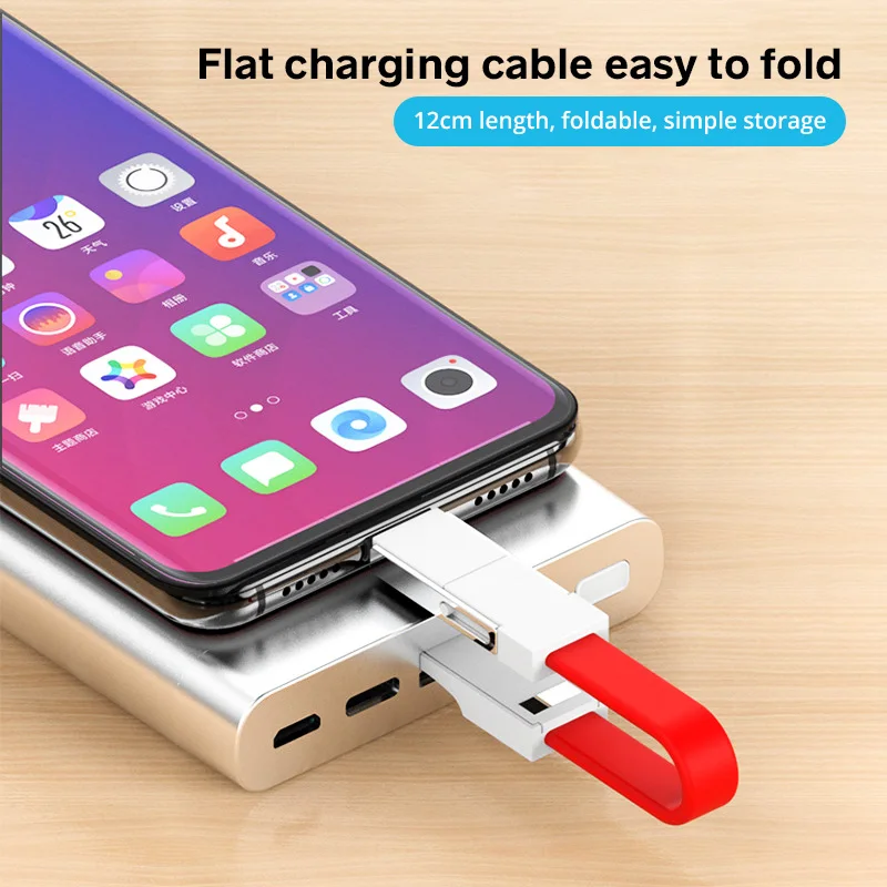 McGiLLon-Cable Micro USB tipo C para iPhone, Samsung, Xiaomi, teléfono móvil Android, Mini llavero corto portátil, Cable de sincronización de datos - imagen 4
