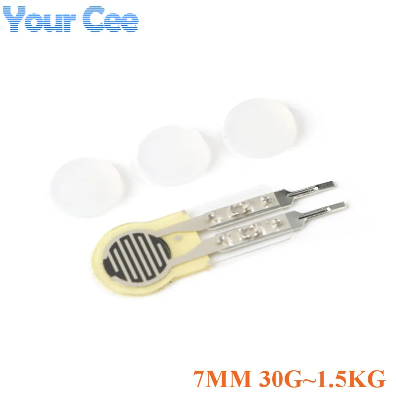 Sensor de presión de membrana resistiva de celda de carga, analógico sensible a la fuerza Flexible FSR402 4mm 5mm 7mm 110mm para Arduino, 2 uds./1 ud. - imagen 3
