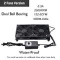 2 Fans Water Proof