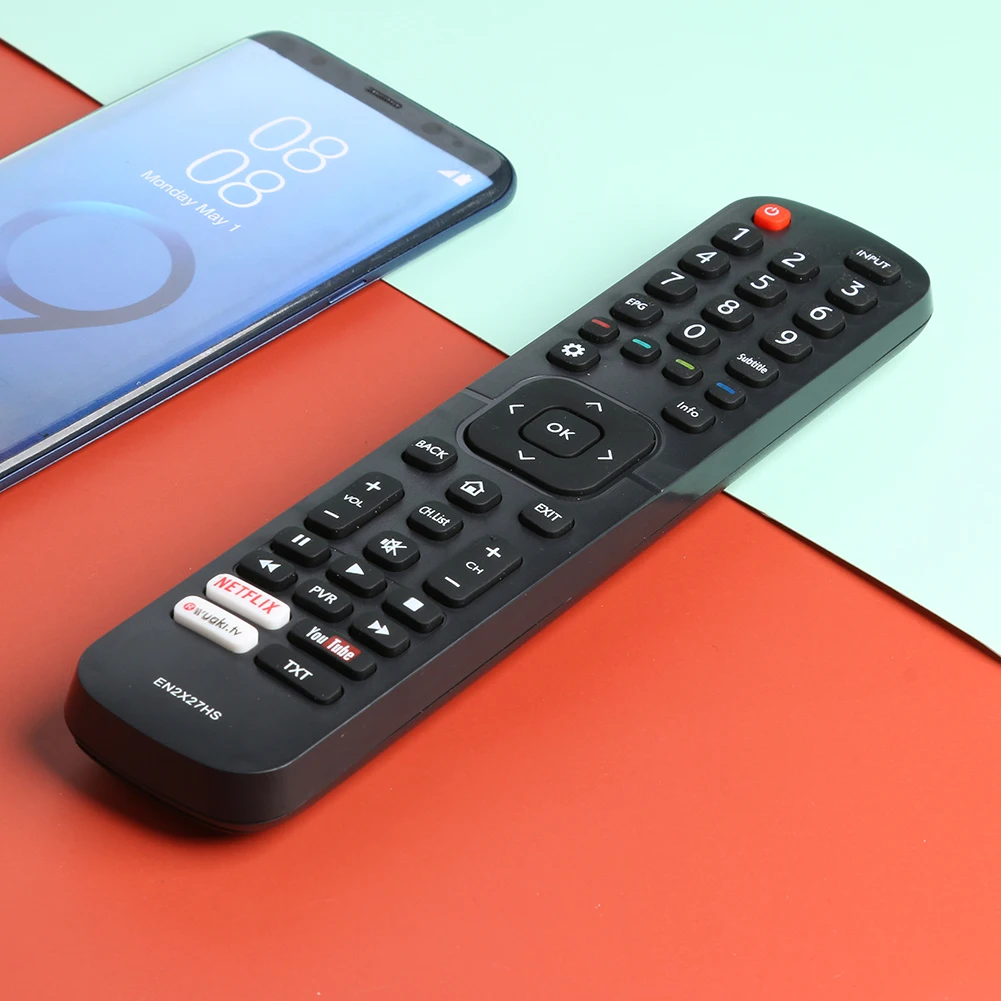 Control remoto de TV inteligente, interruptor inalámbrico para Hisense 43K300UWTS, 65M7000 EN2X27HS, 4K, controlador de reemplazo de televisión - imagen 4