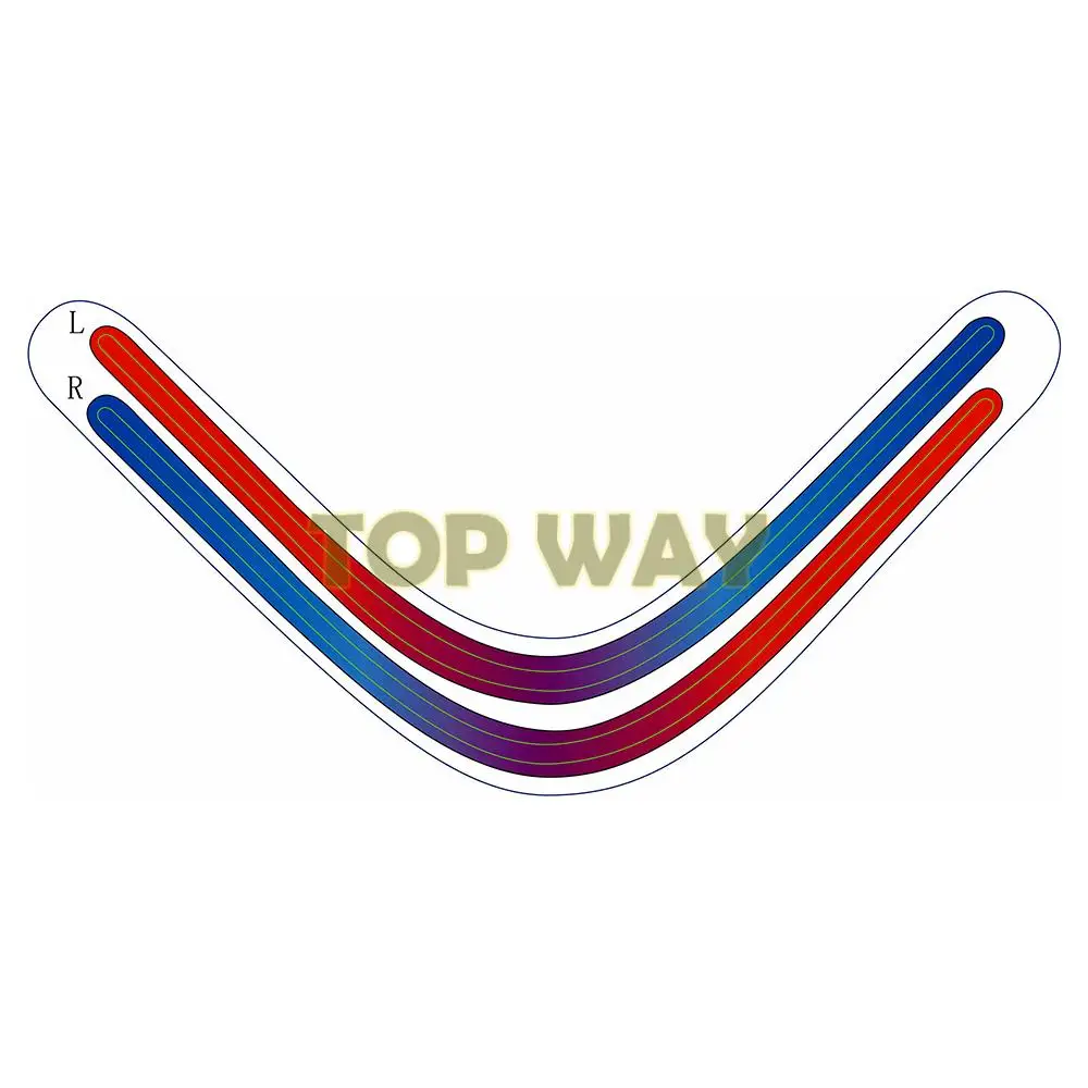 1 Juego de pegatinas autoadhesivas con gradiente de arcoíris para barra de luz de Host PS5, barra de luces LED para accesorios de juego playstation 5 - imagen 2