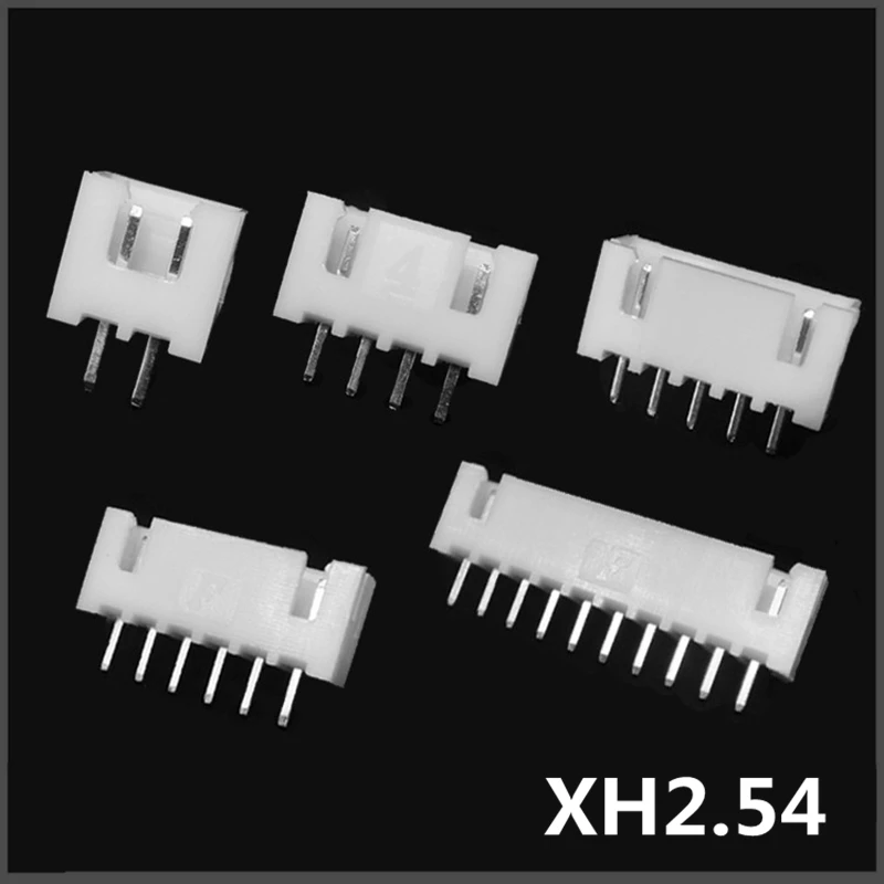 40 Uds XH2.54 Conector Enchufe 2.54mm Cabezal Pin Recto 2p-12p Total 11 Tipos - Vista principal del producto