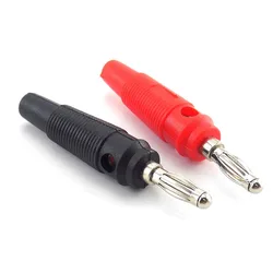 Adaptador Banana 4 mm Apilable sin Soldadura, Conector Lateral