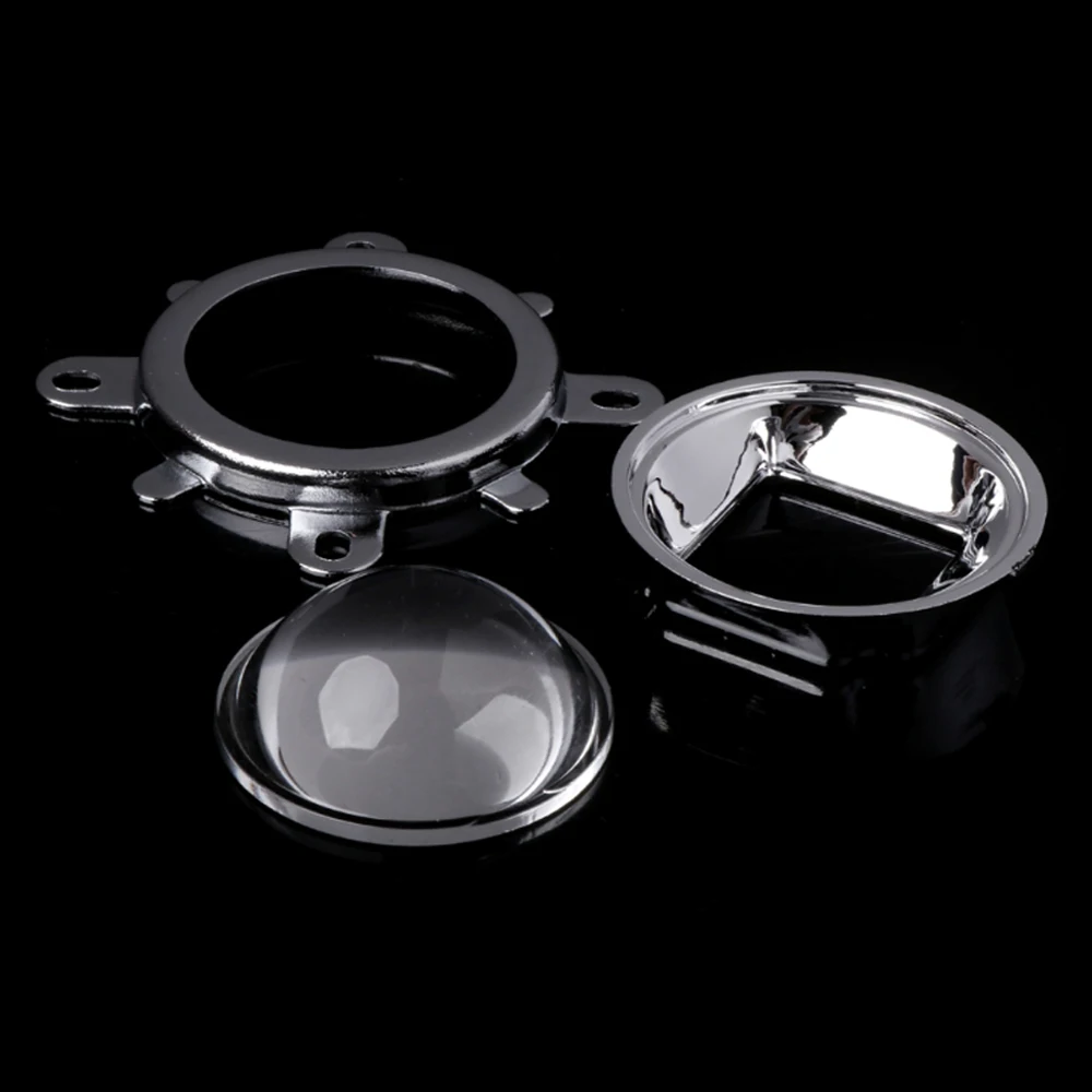 Lente reflectora de 44mm y 50mm, colimador de taza, soporte fijo, luz de alta calidad para 50W, 100W, COB LED - imagen 5