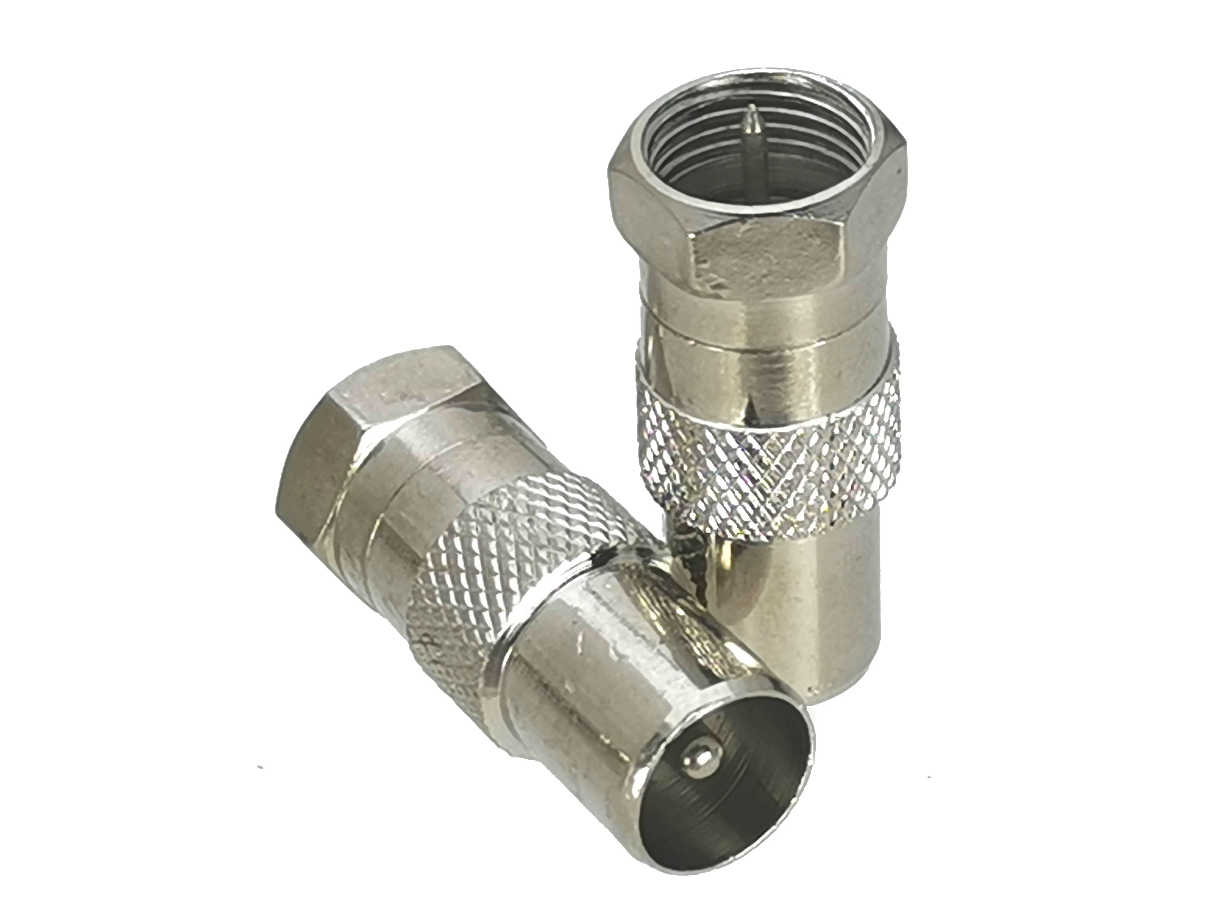 Adaptador Coaxial F TV a IEC PAL DVB-T - Conector Macho/Hembra 50 Ohm - imagen 5