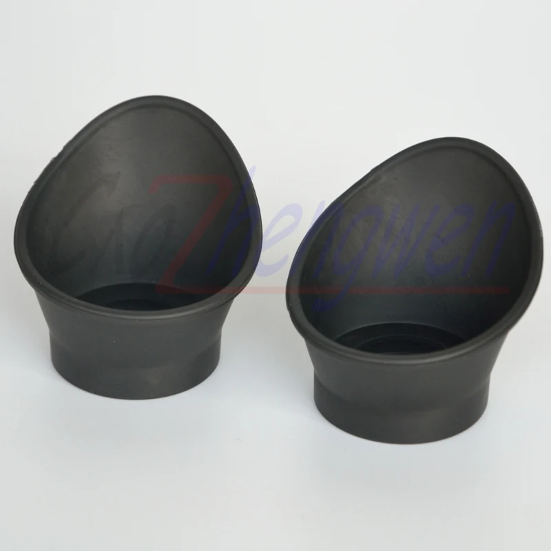 FYSCOPE 2 unids/set mejora microscopio cubierta ocular de goma protectores para microscopio estéreo Monocular protectores oculares grandes