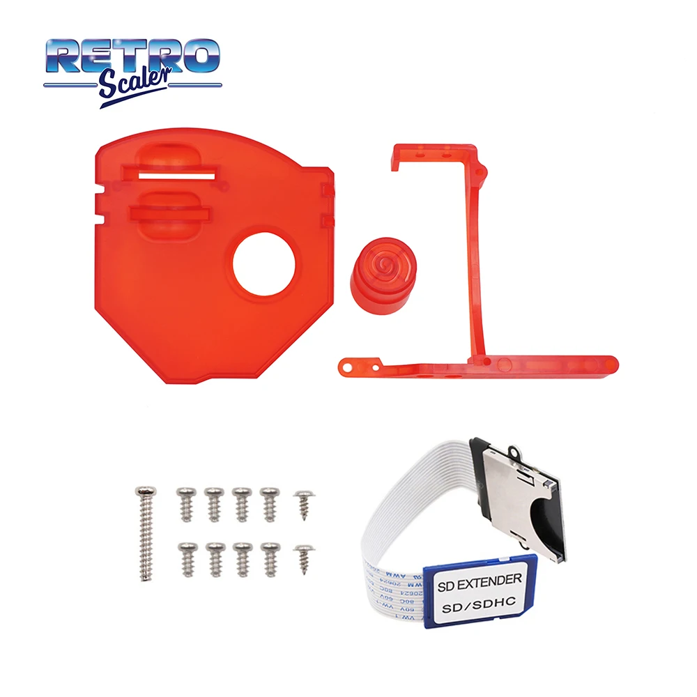 Retroscaler Kit de montaje de tarjeta SD remota GDEMU, transparente y colorido, adaptador de extensión para SEGA Dreamcast - imagen 5
