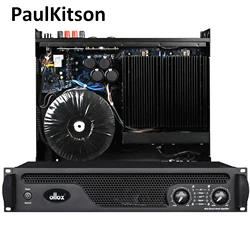 Paulkitson Amplificador de Potencia Digital Doble Canal para Escenario
