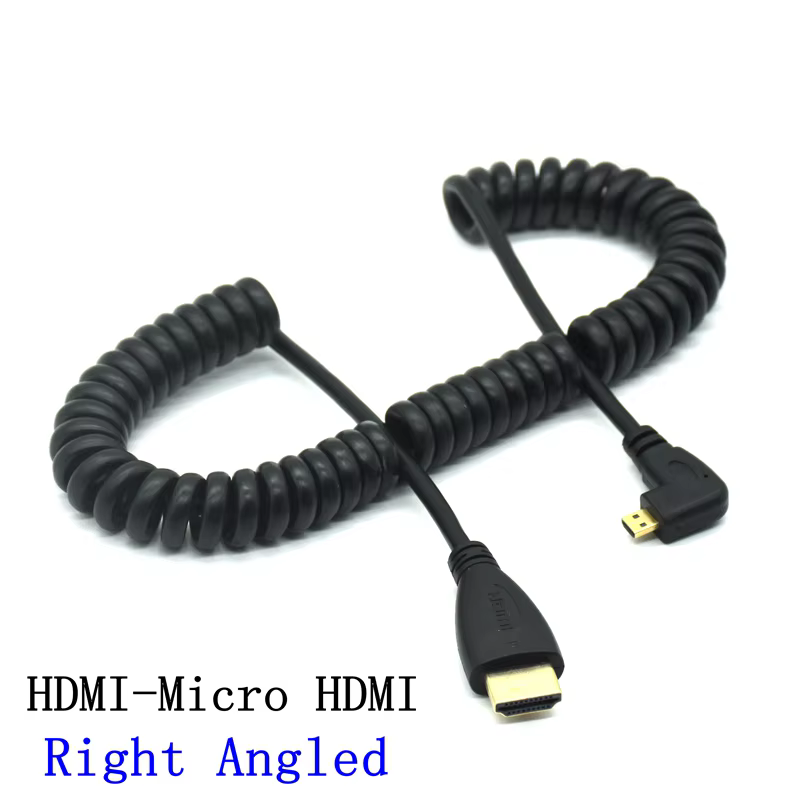 Cable Mini HDMI Angular 90° Macho a Macho para DSLR y HDTV - imagen 4