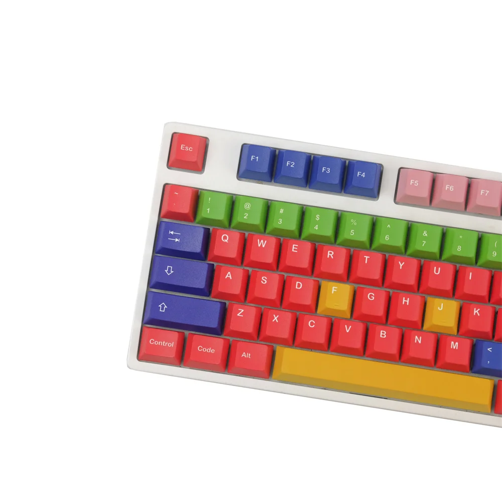 GMK-teclas manuales de 133 teclas, Material PBT a todo Color, sublimación de tinte, teclas retroiluminadas, diseño ANSI para teclado mecánico estándar