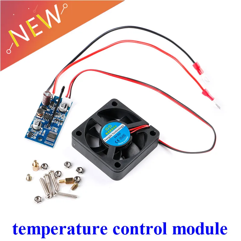 Ventilador de refrigeración inteligente, módulo de Control de temperatura, disipador térmico de chasis, controlador de velocidad del Motor para ordenador y PC, CC 6V-70V