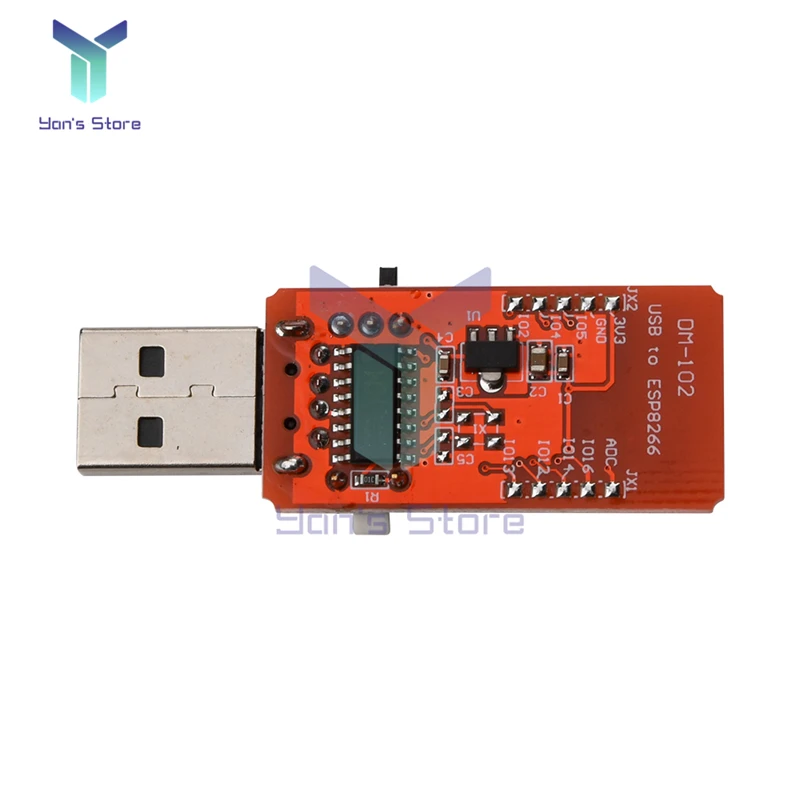 Diymore ESP8266 ESP-07 módulo inalámbrico Wi-Fi USB a TTL CH340G Placa de desarrollo 2,4 Ghz 3dBi IPEX antena para Arduino - imagen 5