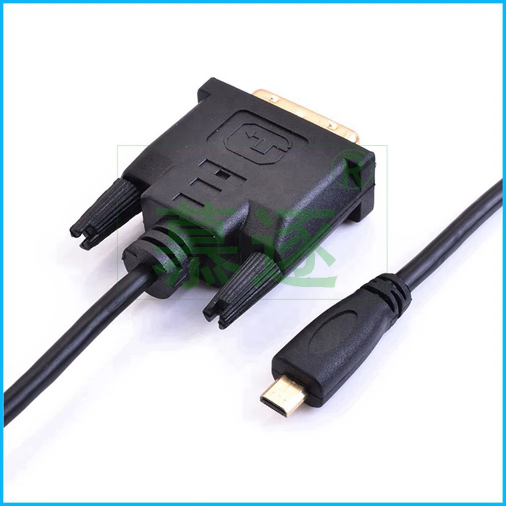 Aux Kabel Micro HDMI-kompatibel Stecker auf DVI 24 + 1 Micro HD zu DVI velocidad übertragung de alta velocidad Conversión linie starke fle - imagen 4